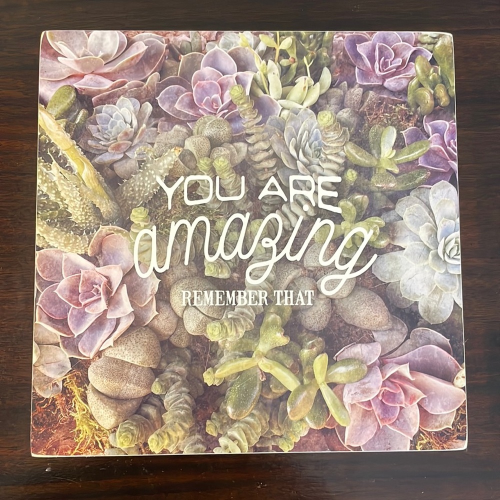 You are amazing box sign